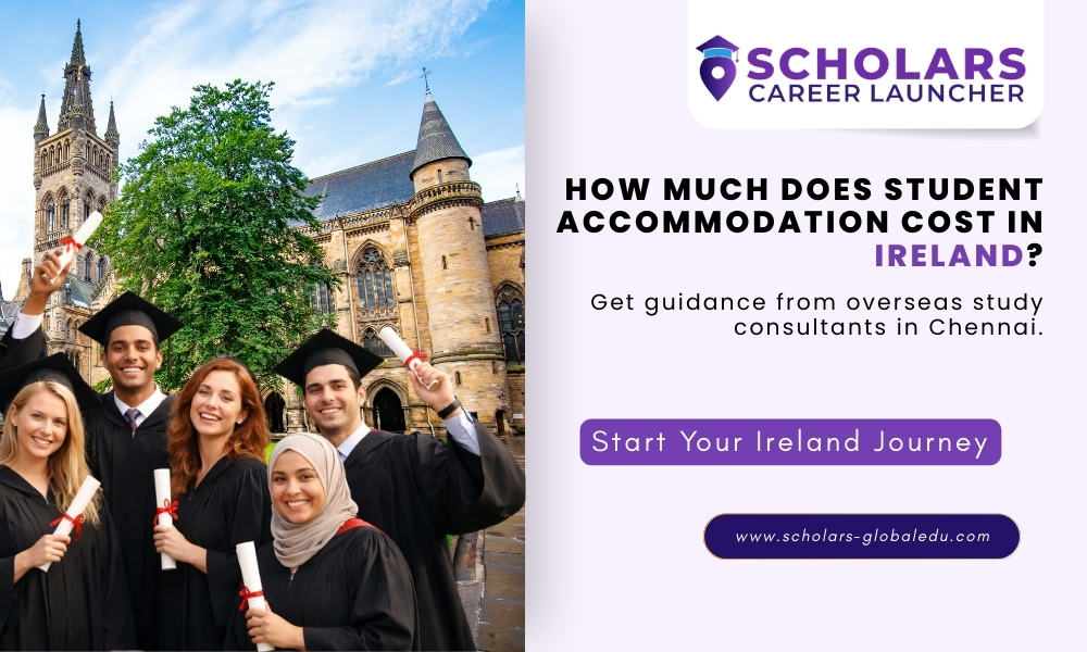 Study in Ireland accommodation cost – student housing types, rent, and money-saving tips in Ireland.